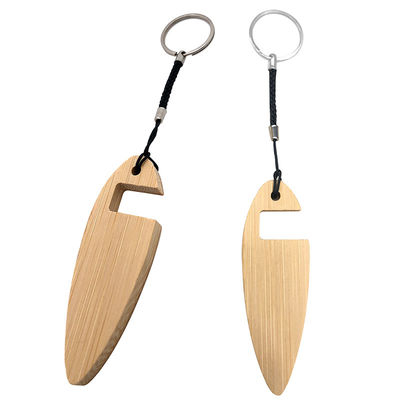 Cadena dominante de la tabla hawaiana de madera de bambú amistosa de Eco con el soporte del teléfono