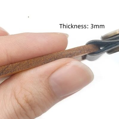 La cadena dominante de madera modificada para requisitos particulares 14g del Rhombus personalizó la nuez grabada de Watel