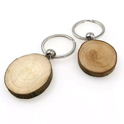 Cadena dominante simple Handcrafted de madera redonda que graba Eco natural amistoso y rústico