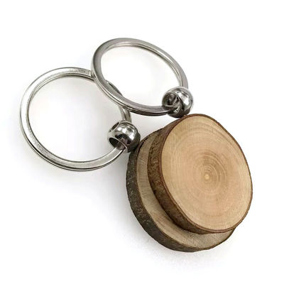Cadena dominante simple Handcrafted de madera redonda que graba Eco natural amistoso y rústico