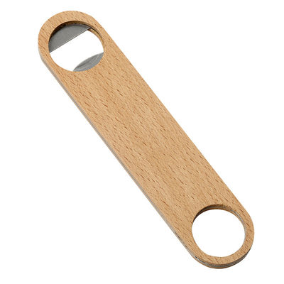 Sublimación del abrebotellas del metal de madera de haya - perfecta para Gifting los 4cm