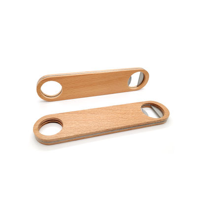 Sublimación del abrebotellas del metal de madera de haya - perfecta para Gifting los 4cm
