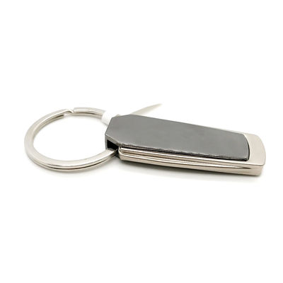 Portador de llavero de metal negro de pistola de paquete individual disponible para OEM / ODM