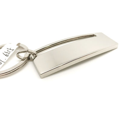 Portador de llavero de aleación de zinc disponible para personalización