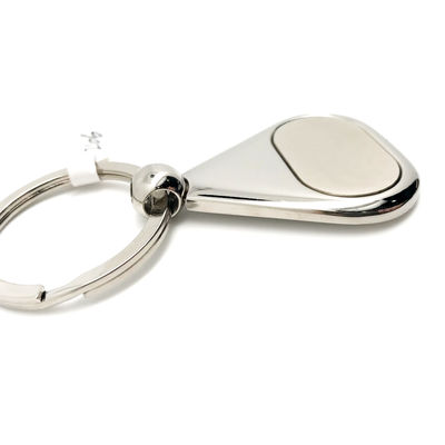 Portador de llavero metálico disponible con embalaje individual de bolsas de polietileno y opciones OEM / ODM