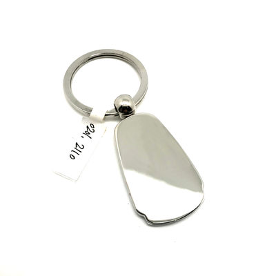 Portador de llaveros de metal llaveros personalizados con bolso individual