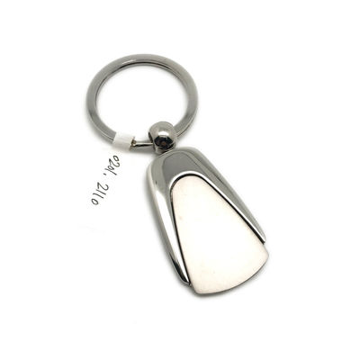 Portador de llaveros de metal llaveros personalizados con bolso individual