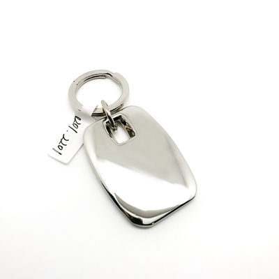 Portador de llavero de aleación de zinc con logotipo personalizado como foto de