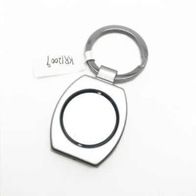 Portador de llavero de logotipo de metal personalizado con MOQ de 500 piezas