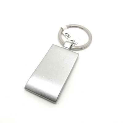 Plazo de pago TT Portador de llavero de metal con plata disponible