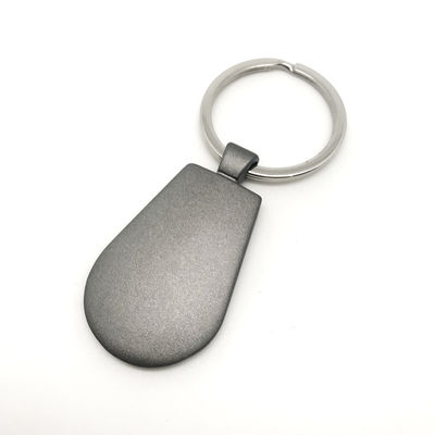 Portador de llavero de metal de plata personalizado a sus necesidades para su