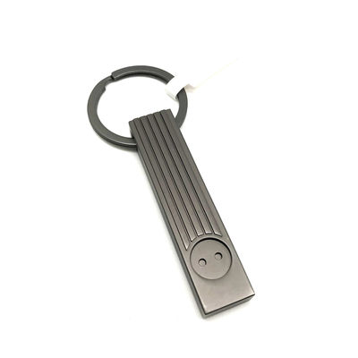 TT Término de pago Portador de llavero de metal con logotipo personalizado