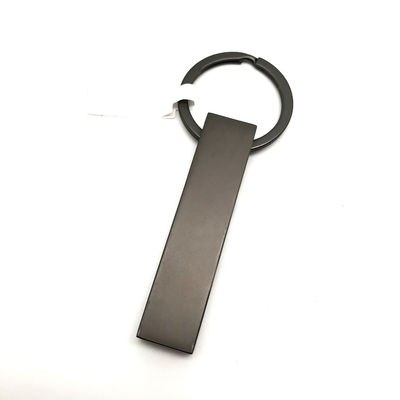 TT Término de pago Portador de llavero de metal con logotipo personalizado