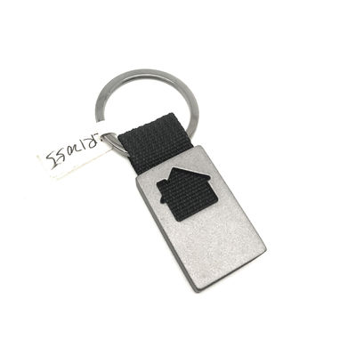 Portador de llavero de aleación de zinc con servicios OEM/ODM y paquete de bolsas individuales