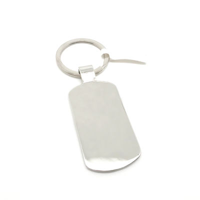 Portador de llavero de metal de plata para OEM/ODM Disponible personalizado