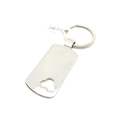 Disponible por el portador de llavero de metal como foto durable
