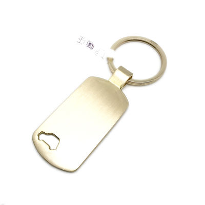 Portador de llavero de metal duradero con material de aleación de zinc como foto