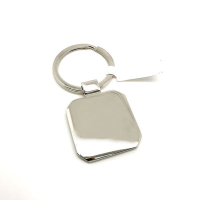 OEM/ODM Disponible Porta llavero de metal de plata con logotipo personalizado para necesidades comerciales