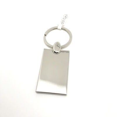 Portador de llavero de aleación de zinc disponible en paquete de bolsas individuales