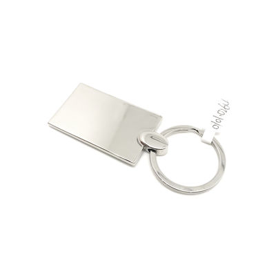 Portador de llavero de aleación de zinc disponible en paquete de bolsas individuales