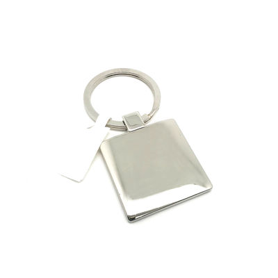 Portador de llavero de aleación de zinc rojo con logotipo personalizado 34x72x5mm