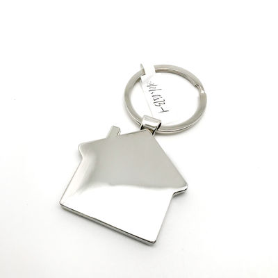 OEM llavero de aleación de zinc 44x75x6mm Color de plata