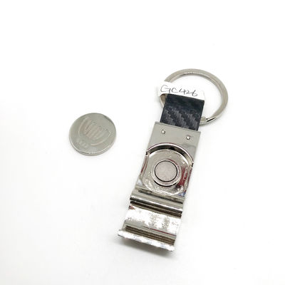 Portador de llavero de metal duradero como llavero fotográfico