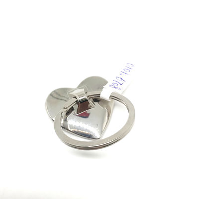 Logotipo en relieve encantador llave de metal encantador / anillo de llave lindo regalo personalizado recuerdo de hueso de forma de soporte