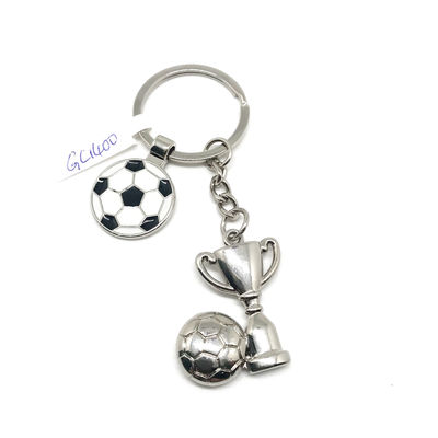 Cadenas de llaves de metal de forma de hueso Eco-friendly Tendencia adornado portador de llaves para mantener las llaves
