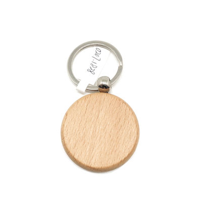 Cerro llavero de madera grabado a medida Durabilidad Decorativo con diseño personalizado