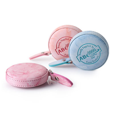 Color personalizado de PU ABS de cinta de medida de doble cara de 150 mm / 60 pulgadas de rango regla retráctil en Polybag