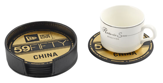 Set de montañas modernas de corcho multicolor / PU para bebidas calientes y frías
