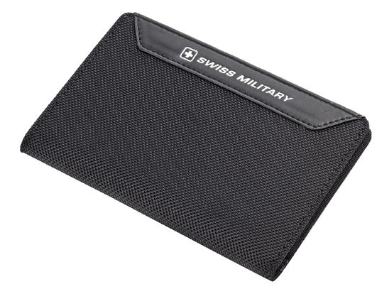 Cartera de pasaporte resistente al agua con bolsillos personalizables de forma rectangular y ventana de identificación