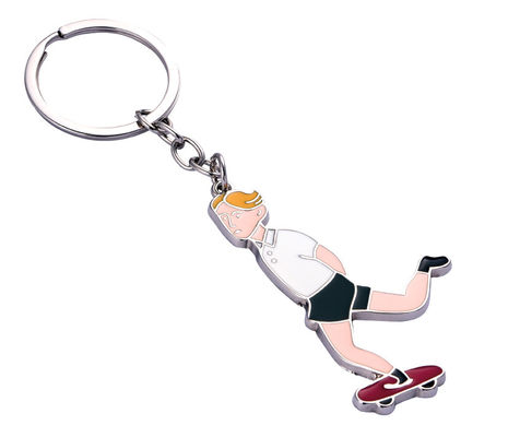 Un llavero de metal encantador personalizado con forma personalizada para sostener llaves