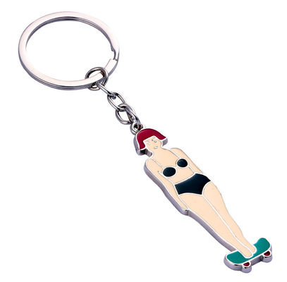 Cerrojo de llaves de metal lindo personalizado para sostener llaves diarias con logotipo lleno de aceite duradero