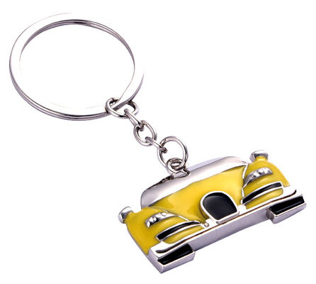 Carinoso porta llaveros de metal con logotipo lleno de aceite duradero para uso diario
