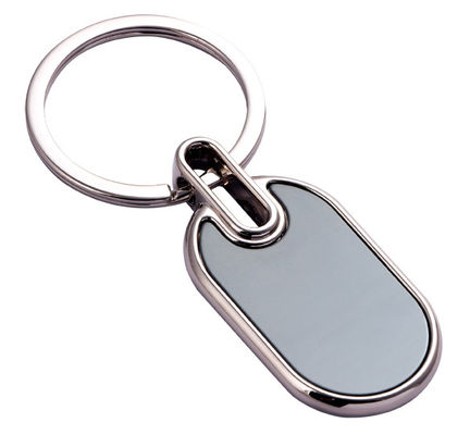 Portador de llavero de aleación de zinc personalizado con diseño de logotipo duradero para producción OEM / ODM