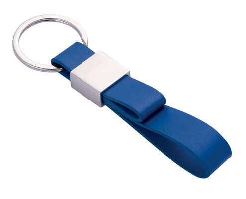 Cadenas de llaves de cuero de grano superior personalizadas duraderas disponibles colores / diseños portadores de llaves ideales