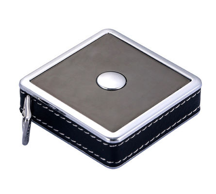 Medición de cinta de PU retráctil de doble cara personalizada 12 mm Cuchilla 150 mm / 60 pulgadas Rango de precisión en varias formas