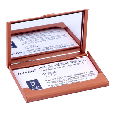 Casilla de tarjeta de nombre delgada y compacta