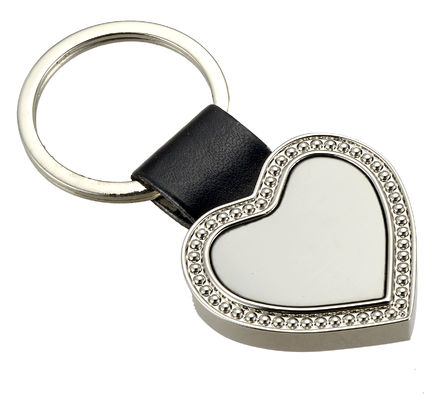 Claves de cuero de estilo clásico con patrón personalizado