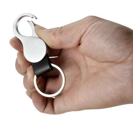 Claves de cuero con porta llaves con diseño de patrón personalizado
