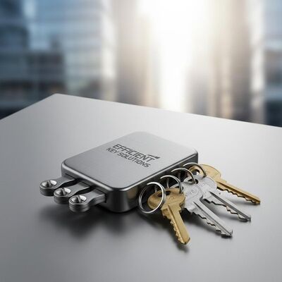 Organizador de llaveros de acero duradero OEM ODM perfecto para organizar llaves de manera eficiente y mejorar las soluciones de gestión de llaves