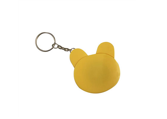 Sastre plástico Animal Metal del ABS lindo de Tiger Retractable Tape Measure