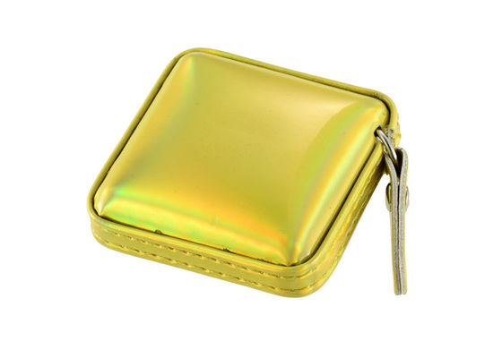 regalo de cuero retractable Jelly Color del recuerdo de la PU de la cinta métrica de 15m m