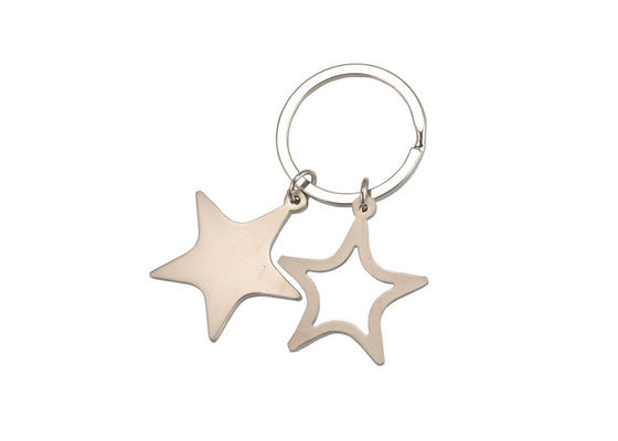 Impresión ULTRAVIOLETA de cadena dominante del tenedor de Rose Gold Car Key Ring del tenedor del metal asteroide