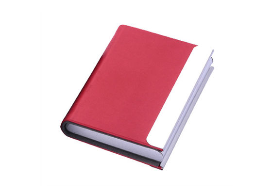 Buen precio Portatarjetas de cuero colorido de la PU del rectángulo Logo Metal Name Card Holder de encargo en línea
