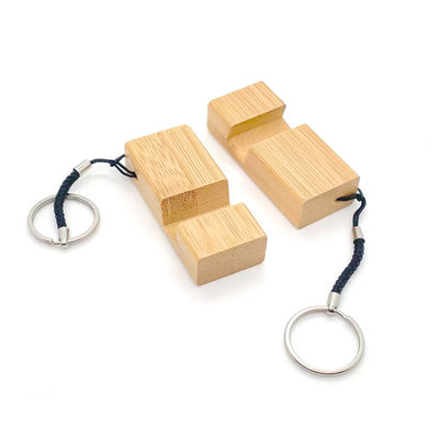 Buen precio Impresión ULTRAVIOLETA funcional multi de madera hecha a mano de la cadena dominante del soporte del teléfono en línea