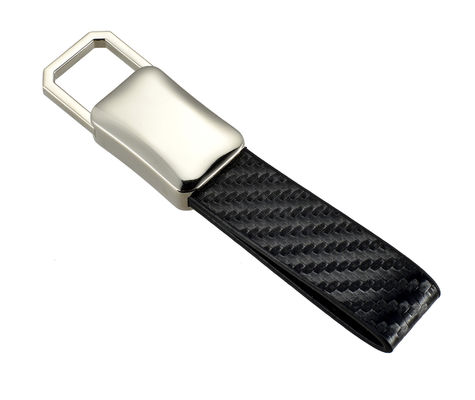 Buen precio Promocional Clase clásica de estilo llavero de cuero real para la colección en línea