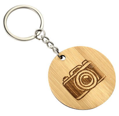 Buen precio Llavero de madera de alta durabilidad con personalización y grabado para regalos corporativos de agradecimiento personalizados en línea